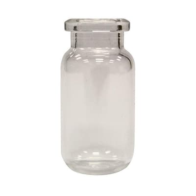 Chromatography Research Supplies 10 mL Round Bottom, Beveled Top Headspace Vial (100/pk)